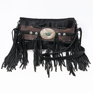 American Darling Cross Body Hair-On Genuine Leather Women Bag Western Handbag Purse |